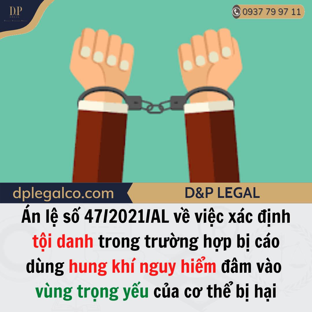 Read more about the article Án lệ số 47/2021/AL về việc xác định tội danh trong trường hợp bị cáo dùng hung khí nguy hiểm đâm vào vùng trọng yếu của cơ thể bị hại