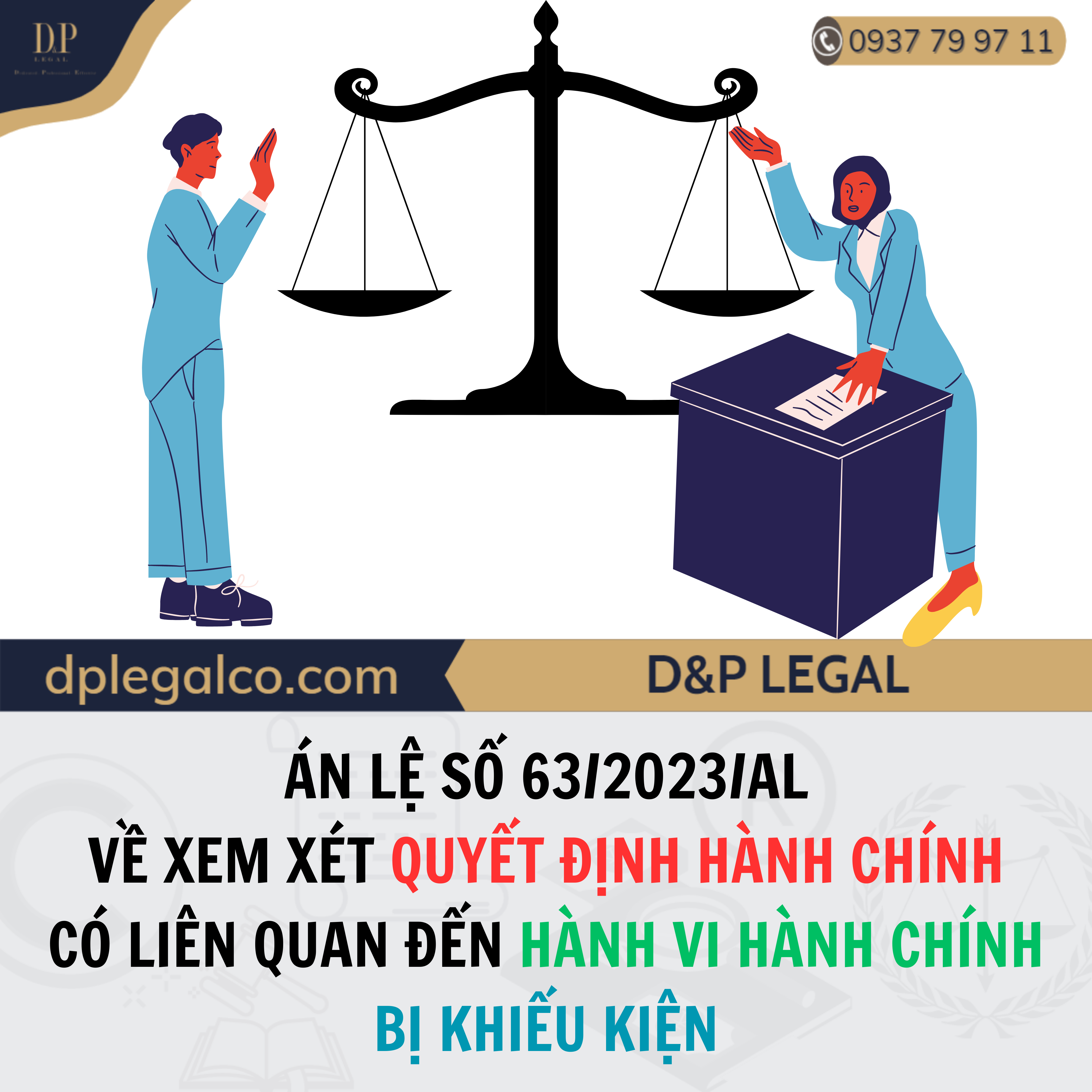 Read more about the article <strong>Án lệ số 63/2023/AL</strong><br><strong>Về xem xét quyết định hành chính có liên quan đến hành vi hành chính</strong><strong> </strong><strong>bị khiếu kiện</strong>